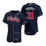 Camiseta Beisbol Hombre Atlanta Braves Greg Maddux Autentico Alterno 2020 Azul