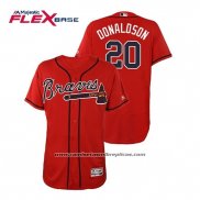 Camiseta Beisbol Hombre Atlanta Braves Josh Donaldson Flex Base Autentico Collezione Alterno 2019 Rojo