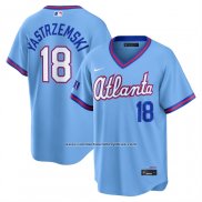 Camiseta Beisbol Hombre Atlanta Braves Mike Yastrzemski City Connect 2026 Stadium Azul