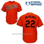 Camiseta Beisbol Hombre Baltimore Orioles 22 Jim Palmer Naranja Alterno Cool Base