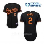 Camiseta Beisbol Hombre Baltimore Orioles 2 J.j. Hardy Negro Alterno Cool Base