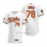 Camiseta Beisbol Hombre Baltimore Orioles Jahmai Jones Autentico Blanco