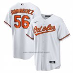 Camiseta Beisbol Hombre Baltimore Orioles Seranthony Dominguez Primera Replica Blanco