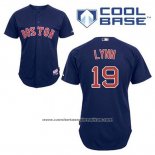 Camiseta Beisbol Hombre Boston Red Sox 19 Frojo Lynn Azul Alterno Cool Base