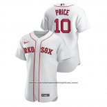 Camiseta Beisbol Hombre Boston Red Sox David Price Autentico Blanco