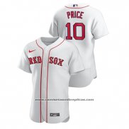 Camiseta Beisbol Hombre Boston Red Sox David Price Autentico Blanco