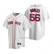 Camiseta Beisbol Hombre Boston Red Sox Hansel Robles Replica Primera Blanco