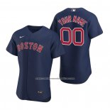 Camiseta Beisbol Hombre Boston Red Sox Personalizada Autentico Alterno 2020 Azul