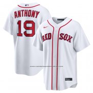 Camiseta Beisbol Hombre Boston Red Sox Roman Anthony Primera Replica Blanco1