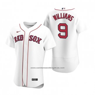 Camiseta Beisbol Hombre Boston Red Sox Ted Williams Autentico 2020 Primera Blanco