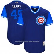 Camiseta Beisbol Hombre Chicago Cubs 2017 Little League World Series 49 Jake Arrieta