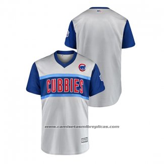 Camiseta Beisbol Hombre Chicago Cubs 2019 Little League Classic Replica Gris