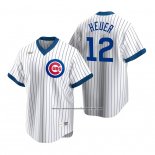 Camiseta Beisbol Hombre Chicago Cubs Codi Heuer Cooperstown Collection Primera Blanco