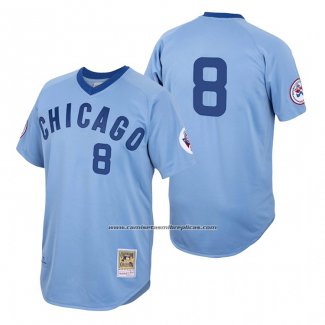 Camiseta Beisbol Hombre Chicago Cubs Ian Happ Autentico 1976 Cooperstown Azul