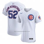 Camiseta Beisbol Hombre Chicago Cubs Pete Crow-Armstrong Primera Elite Blanco