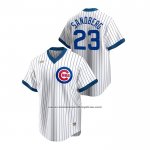 Camiseta Beisbol Hombre Chicago Cubs Ryne Sandberg Cooperstown Collection Primera Blanco Camiseta Beisbol Hombre Chicago Cubs Ryne Sandberg Cooperstown Collection Primera Blanco