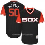 Camiseta Beisbol Hombre Chicago White Sox 2017 Little League World Series 50 Mike Pelfrey Negro
