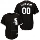 Camiseta Beisbol Hombre Chicago White Sox Personalizada Negro
