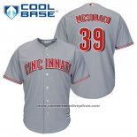 Camiseta Beisbol Hombre Cincinnati Reds Devin Mesoraco 39 Gris Cool Base