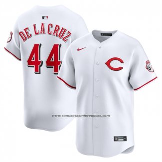 Camiseta Beisbol Hombre Cincinnati Reds Elly De La Cruz Alterno 2 Limited Blanco