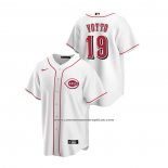 Camiseta Beisbol Hombre Cincinnati Reds Joey Votto Replica Primera Blanco