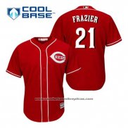 Camiseta Beisbol Hombre Cincinnati Reds Todd Frazier 21 Rojo Alterno Cool Base