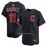 Camiseta Beisbol Hombre Cleveland Guardians Jose Ramirez Alterno Limited Azul
