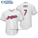 Camiseta Beisbol Hombre Cleveland Indians 2017 Estrellas y Rayas 7 Yan Gomes Blanco Cool Base Camiseta Beisbol Hombre Cleveland Indians 2017 Estrellas y Rayas 7 Yan Gomes Blanco Cool Base