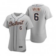 Camiseta Beisbol Hombre Detroit Tigers Al Kaline Autentico 2020 Road Gris