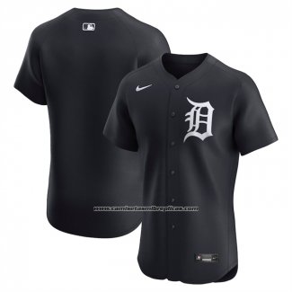 Camiseta Beisbol Hombre Detroit Tigers Alternate 2 Elite Azul
