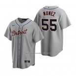 Camiseta Beisbol Hombre Detroit Tigers Renato Nunez Replica Road Gris