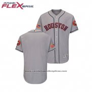 Camiseta Beisbol Hombre Houston Astros 2018 Stars & Stripes Flex Base Gris