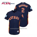 Camiseta Beisbol Hombre Houston Astros Alex Bregman Flex Base Entrenamiento de Primavera 2019 Azul