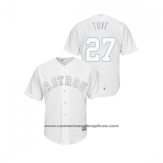 Camiseta Beisbol Hombre Houston Astros Jose Altuve 2019 Players Weekend Tuve Replica Blanco