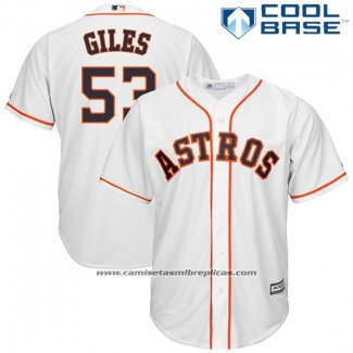 Camiseta Beisbol Hombre Houston Astros Ken Giles Blanco Cool Base