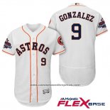 Camiseta Beisbol Hombre Houston Astros Marwin Gonzalez Blanco Flex Base