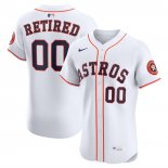 Camiseta Beisbol Hombre Houston Astros Retired Roster Elite Blanco