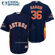 Camiseta Beisbol Hombre Houston Astros Will Harris Azul Cool Base