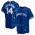 Camiseta Beisbol Hombre Kansas City Royals Jac Caglianone Alterno Replica Azul