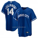 Camiseta Beisbol Hombre Kansas City Royals Jac Caglianone Alterno Replica Azul