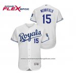 Camiseta Beisbol Hombre Kansas City Royals Whit Merrifield Flex Base Blanco