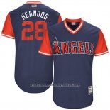 Camiseta Beisbol Hombre Los Angeles Angels 2017 Little League World Series Andrew Heaney Azul