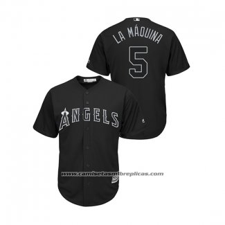 Camiseta Beisbol Hombre Los Angeles Angels Albert Pujols 2019 Players Weekend La Maquina Replica Negro