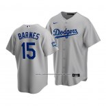Camiseta Beisbol Hombre Los Angeles Dodgers Austin Barnes 2020 Replica Alterno Gris