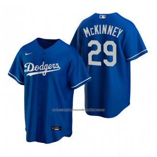 Camiseta Beisbol Hombre Los Angeles Dodgers Billy Mckinney Replica Alterno Azul