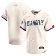 Camiseta Beisbol Hombre Los Angeles Dodgers City Connect Limited Crema