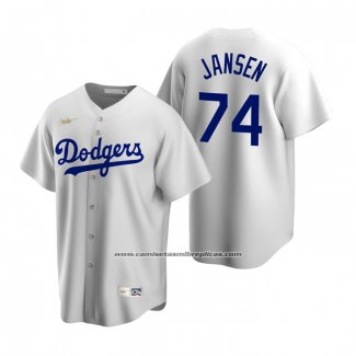 Camiseta Beisbol Hombre Los Angeles Dodgers Kenley Jansen Cooperstown Collection Primera Blanco