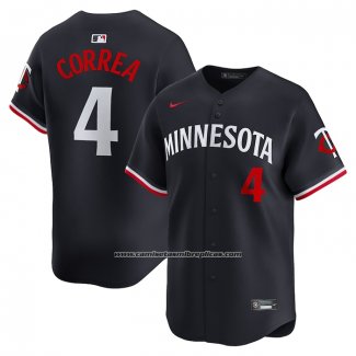 Camiseta Beisbol Hombre Minnesota Twins Carlos Correa Alterno Limited Azul