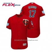 Camiseta Beisbol Hombre Minnesota Twins Jose Berrios Flex Base Entrenamiento de Primavera 2019 Rojo