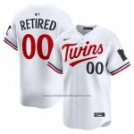 Camiseta Beisbol Hombre Minnesota Twins Retired Roster Primera Limited Blanco